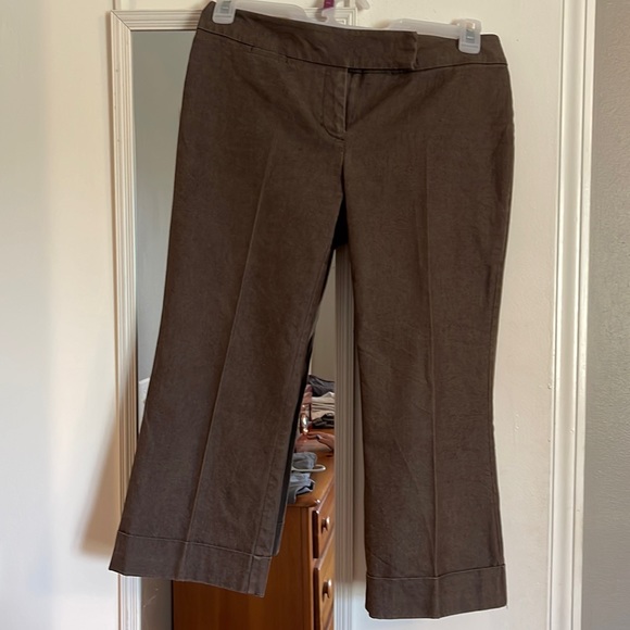 NY&Co brown capris size 4 - Picture 1 of 4